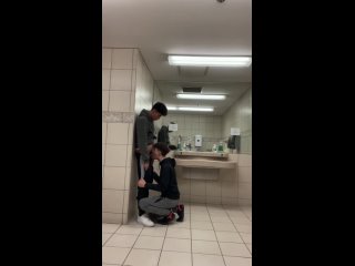 twinks in the mall bathroom